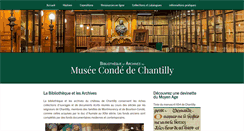 Desktop Screenshot of bibliotheque-conde.fr